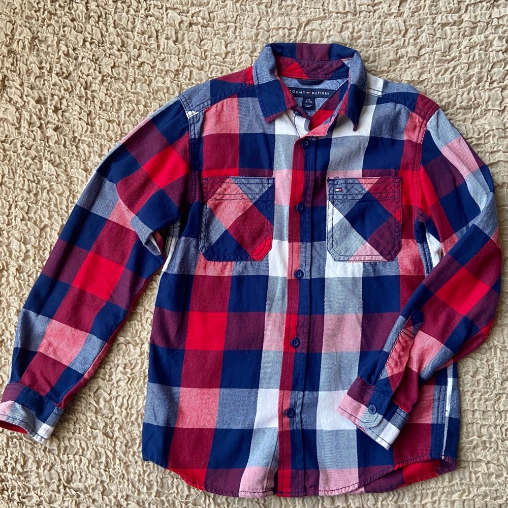 Tommy Hilfiger Size 8/10 Small Long Sleeve Shirt